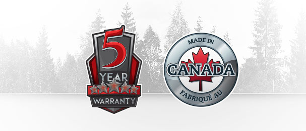 5 Year Warranty - Made in Canada